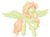 Size: 3000x2200 | Tagged: safe, artist:piichu-pi, oc, oc only, oc:fauna flitter, pegasus, pony, female, flower, high res, mare, simple background, solo, transparent background