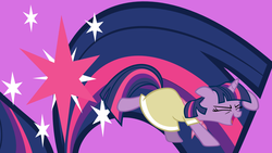 Size: 1920x1080 | Tagged: safe, artist:blackgryph0n, artist:neodarkwing, artist:strelok-2, twilight sparkle, g4, birthday dress, clothes, cutie mark, dancing, do the sparkle, dress, female, solo, vector, wallpaper