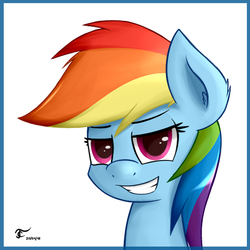 Size: 800x800 | Tagged: safe, artist:thunder chaser, rainbow dash, g4, female, icon, solo