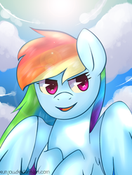 Size: 1024x1365 | Tagged: safe, artist:eunjou, rainbow dash, g4, female, solo