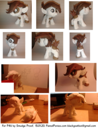 Size: 2000x2600 | Tagged: safe, artist:smudge proof, pipsqueak, g4, colt, figure, foal, high res, male, photo, sculpey, sculpey premo, statue, wip