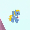 Size: 100x100 | Tagged: safe, screencap, perfect pace, pegasus, pony, g4, rarity takes manehattan, cropped, male, solo, the master