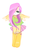 Size: 305x467 | Tagged: safe, artist:nottoc, fluttershy, human, g4, female, humanized, pixiv, solo, winged humanization