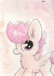 Size: 802x1135 | Tagged: safe, artist:slightlyshade, scootaloo, g4, female, solo, traditional art