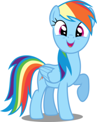 Size: 5000x6252 | Tagged: safe, artist:dashiesparkle, rainbow dash, pegasus, pony, g4, .svg available, absurd resolution, cute, dashabetes, female, happy, looking at you, simple background, smiling, solo, transparent background, vector