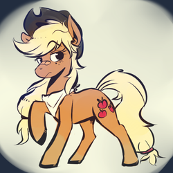 Size: 540x540 | Tagged: safe, artist:wirelesspony, applejack, g4, female, solo