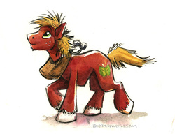 Size: 707x543 | Tagged: safe, artist:kenket, big macintosh, earth pony, pony, g4, male, solo, stallion, traditional art