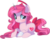 Size: 910x705 | Tagged: dead source, safe, artist:suzuii, oc, oc only, oc:cootie shot, earth pony, pony, cute, female, hat, lying down, mare, needle, not pinkie pie, nurse, nurse hat, prone