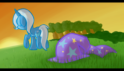 Size: 1081x620 | Tagged: safe, artist:xwreathofroses, trixie, pony, unicorn, g4, female, mare, solo