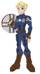 Size: 1090x1992 | Tagged: safe, artist:edcom02, artist:jmkplover, equestria girls, g4, barely pony related, captain america, crossover, equestria girls-ified, marvel, shield, simple background, superhero, transparent background