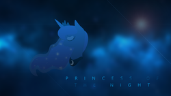 Size: 1920x1080 | Tagged: safe, artist:fuge269, princess luna, alicorn, pony, g4, eyes closed, female, mare, solo, vector, wallpaper