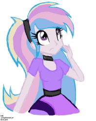 Size: 942x1194 | Tagged: safe, artist:kasi-ona, oc, oc only, oc:orient duetta wonder, equestria girls, g4, ponytail, sketch, solo