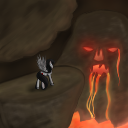 Size: 2000x2000 | Tagged: safe, artist:darkdawnbrony, oc, oc only, high res, lava