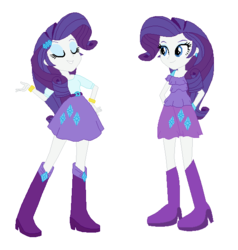 Size: 573x602 | Tagged: safe, artist:berrypunchrules, rarity, human, equestria girls, g4, alternate design, human counterpart, humanized, pony counterpart, self ponidox