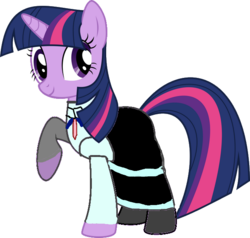 Size: 645x614 | Tagged: safe, artist:themushroomvestal, twilight sparkle, g4, clothes, cosplay, dress, ms paint, rosenkreuzstilette, spiritia rosenberg