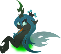 Size: 3219x2861 | Tagged: safe, artist:gray-gold, artist:joey darkmeat, queen chrysalis, changeling, changeling queen, g4, crown, fangs, female, high res, jewelry, regalia, simple background, solo, tongue out, transparent background