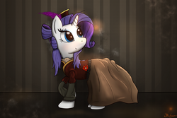 Size: 2250x1500 | Tagged: safe, artist:swordflash4, rarity, g4, clothes, fashion, female, solo, steampunk