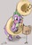 Size: 1280x1792 | Tagged: safe, artist:silfoe, spike, royal sketchbook, g4, male, musical instrument, solo, sousaphone