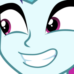 Size: 1500x1500 | Tagged: safe, sonata dusk, equestria girls, g4, close-up, grin, reaction image, simple background, solo, transparent background, vector