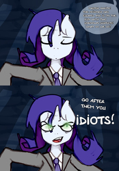 Size: 1280x1836 | Tagged: safe, artist:somescrub, rarity, anthro, ask nudist sweetie belle, g4, explicit source, possessed, tumblr