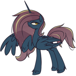 Size: 3563x3564 | Tagged: safe, artist:inlucidreverie, oc, oc only, oc:dust veil, alicorn, pony, fallout equestria, alicorn oc, high res, simple background, solo, transparent background