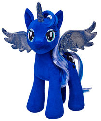 Size: 470x566 | Tagged: safe, princess luna, g4, build-a-bear, irl, photo, plushie, simple background, solo