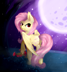 Size: 1024x1100 | Tagged: safe, artist:mapony240, fluttershy, g4, female, flutterbat, race swap, solo