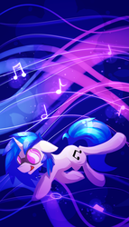 Size: 2000x3500 | Tagged: safe, artist:novabytes, dj pon-3, vinyl scratch, g4, female, high res, solo