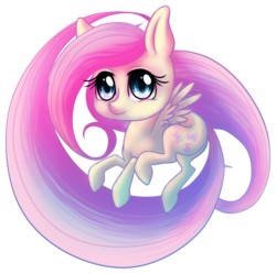 Size: 800x796 | Tagged: safe, artist:ilquira, fluttershy, g4, chibi, female, solo