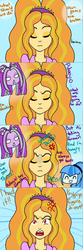 Size: 512x1547 | Tagged: safe, artist:seths-girl, adagio dazzle, aria blaze, sonata dusk, ask sonata dusk, equestria girls, g4