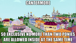 Size: 1602x903 | Tagged: safe, legends of equestria, canterlot, exclusive, image macro, meme