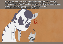 Size: 1280x907 | Tagged: safe, artist:somescrub, oc, oc only, oc:saltine, zebra, anthro, ask nudist sweetie belle, explicit source, tale of the witch, tumblr