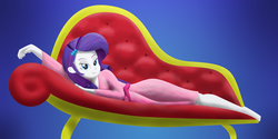 Size: 7500x3750 | Tagged: safe, artist:amante56, rarity, equestria girls, g4, barefoot, bathrobe, clothes, draw me like one of your french girls, fainting couch, feet, robe, sultry pose