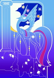 Size: 1280x1830 | Tagged: safe, artist:ponytokasonnn, twilight sparkle, alicorn, pony, g4, female, mare, solo, twilight sparkle (alicorn)