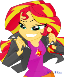 Size: 2000x2426 | Tagged: safe, artist:rani19xx, sunset shimmer, equestria girls, g4, female, high res, solo