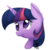 Size: 1110x1116 | Tagged: safe, artist:uunicornicc, twilight sparkle, g4, ear fluff, female, fluffy, solo