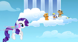 Size: 1099x596 | Tagged: safe, screencap, rarity, g4, sonic rainboom (episode), wings