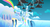 Size: 1099x597 | Tagged: safe, screencap, g4, my little pony: friendship is magic, sonic rainboom (episode), background, bridge, cloud, cloud city, cloudsdale, lightning, no pony, rainbow, rainbow waterfall, scattered thunderstorms, stormcloud, weather factory