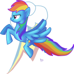 Size: 628x629 | Tagged: safe, artist:phantosanucca, rainbow dash, g4, female, solo