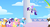 Size: 1099x597 | Tagged: safe, screencap, applejack, dumbbell, fluttershy, rainbow dash, rarity, twilight sparkle, earth pony, pegasus, pony, unicorn, g4, my little pony: friendship is magic, sonic rainboom (episode), gossamer wings, looking down, looking up, unicorn twilight, weather factory, weather factory uniform