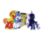 Size: 2560x1984 | Tagged: safe, artist:witkacy1994, big macintosh, doctor whooves, prince blueblood, princess luna, shining armor, soarin', thunderlane, time turner, earth pony, pony, g4, armor, background six, male, royal guard, simple background, stallion, transparent background