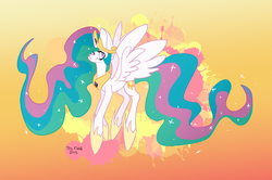 Size: 1277x848 | Tagged: safe, artist:thetessinator, princess celestia, g4, female, solo