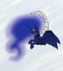 Size: 970x1096 | Tagged: safe, artist:ianotouta-way, princess luna, g4, female, solo