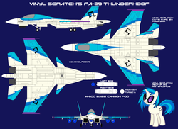 Size: 2338x1700 | Tagged: safe, artist:lonewolf3878, dj pon-3, vinyl scratch, g4, aircraft, bass cannon, jet, plane, su-34, warplane