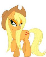 Size: 164x200 | Tagged: safe, artist:haircutie, applejack, g4, bedroom eyes, lowres, needs more jpeg, picture for breezies, wet mane