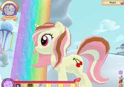 Size: 1018x713 | Tagged: safe, screencap, oc, oc only, oc:sundae supreme, legends of equestria, solo