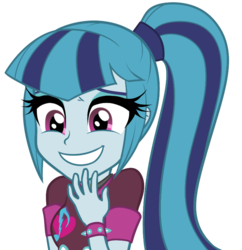 Size: 722x745 | Tagged: safe, artist:rileyav, sonata dusk, equestria girls, g4, my little pony equestria girls: rainbow rocks, bust, cute, female, simple background, smiling, solo, sonatabetes, transparent background