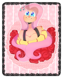 Size: 2900x3600 | Tagged: safe, artist:mili-kat, fluttershy, human, g4, clothes, female, high res, humanized, solo, sweatershy