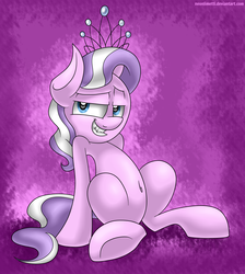 Size: 2600x2900 | Tagged: safe, artist:neoncel, diamond tiara, earth pony, pony, g4, belly button, female, high res, solo