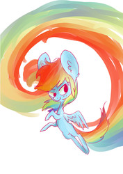 Size: 1191x1684 | Tagged: safe, artist:foxtali, rainbow dash, g4, female, solo